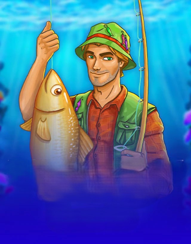 Slot Fishin’ Frenzy met visser en grote vis