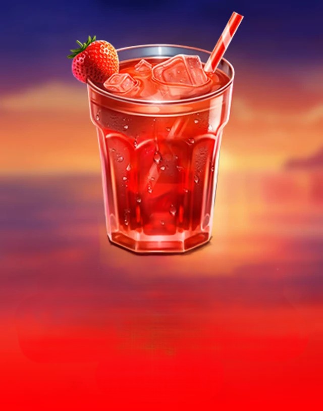 Strawberry Cocktail slot met drankje in glas